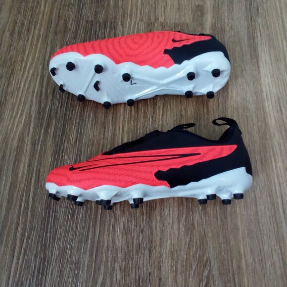 NIKE JR 3Y PHANTOM GX ELITE GRIPKNIT SOCCER CLEAT BRIGHT CRIMSON BLACK DD9549600 - Picture 2 of 10